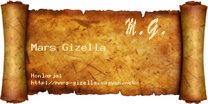 Mars Gizella névjegykártya